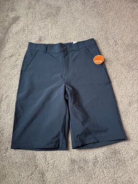Place Navy Uniform Shorts SIZE 14 NWT Stretch Flat Front School Casual